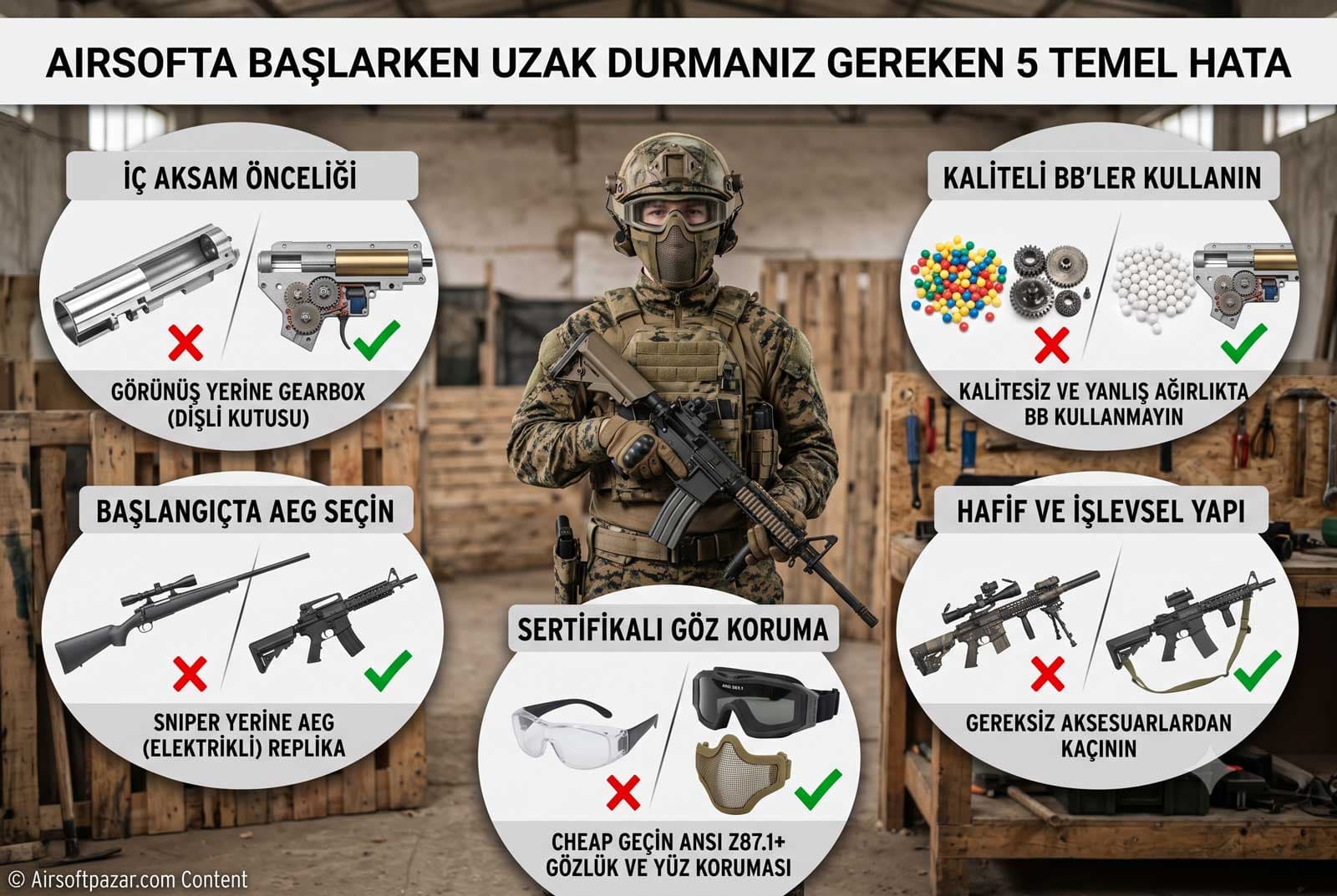 Airsofta Başlarken Uzak Durmanız Gereken 5 Temel Hata