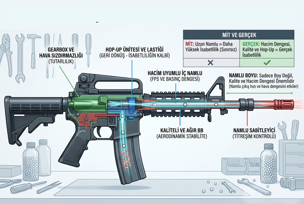 Airsoft Replikalarında Maksimum İsabetlilik İçin Teknik Rehber