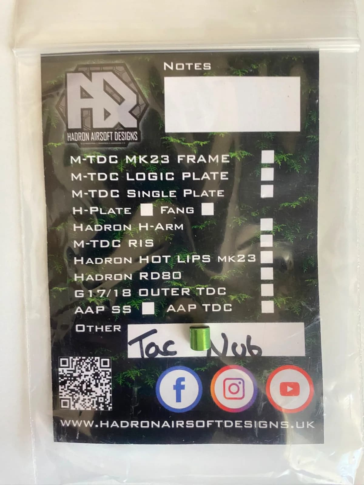 TAC41 Hadron Tac Nub