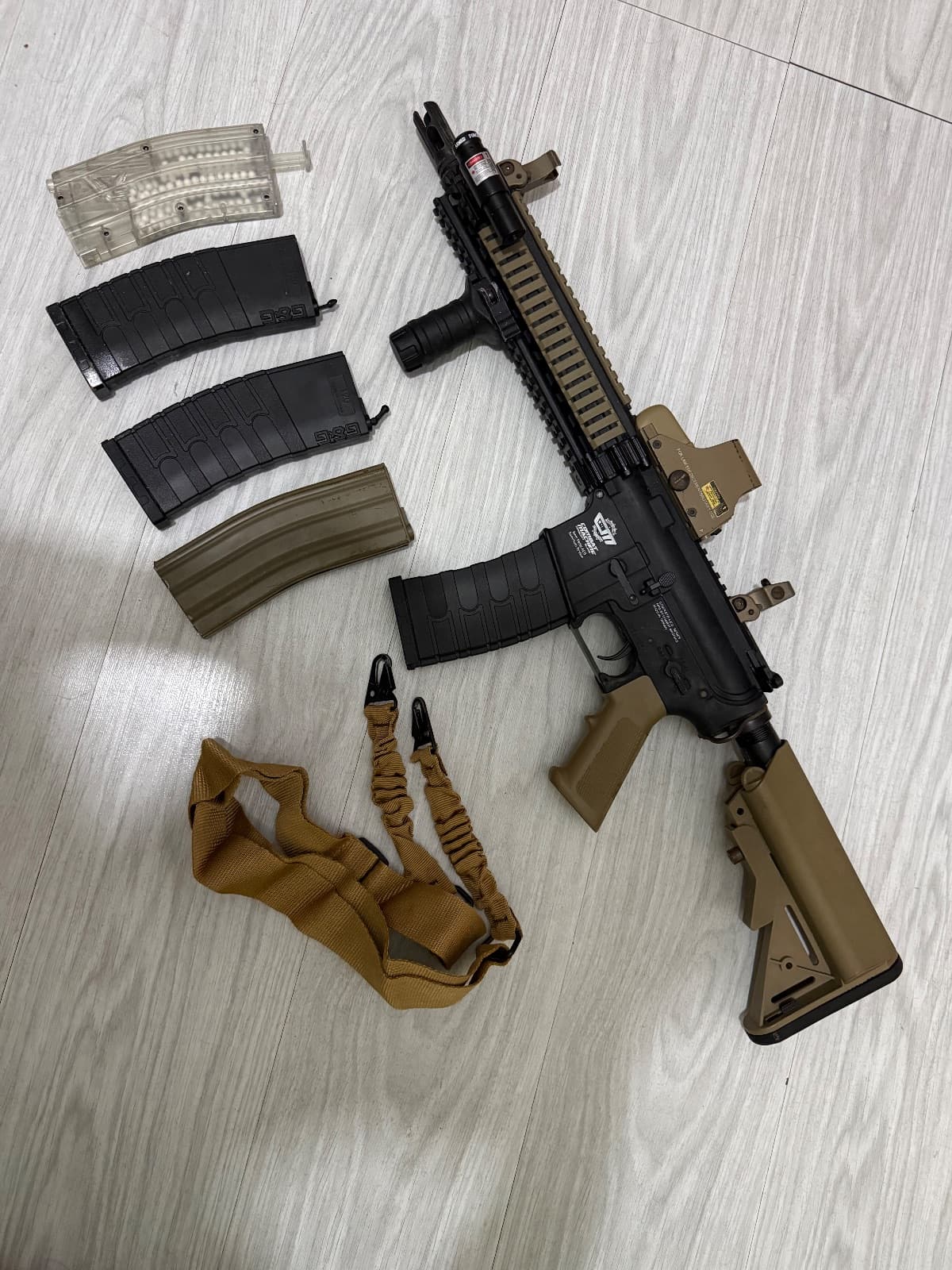 G&G CM18 MOD1 Siyah Airsoft Tüfeği - görsel 1