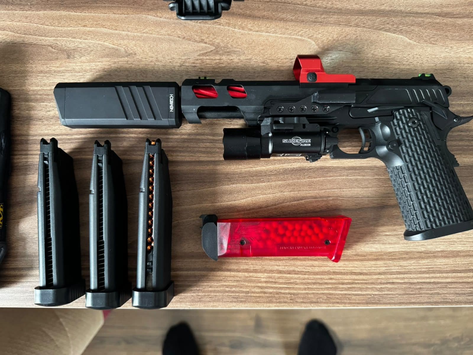 Novritsch SSP5 6'' GBB Airsoft Tabanca – Full Set - görsel 1