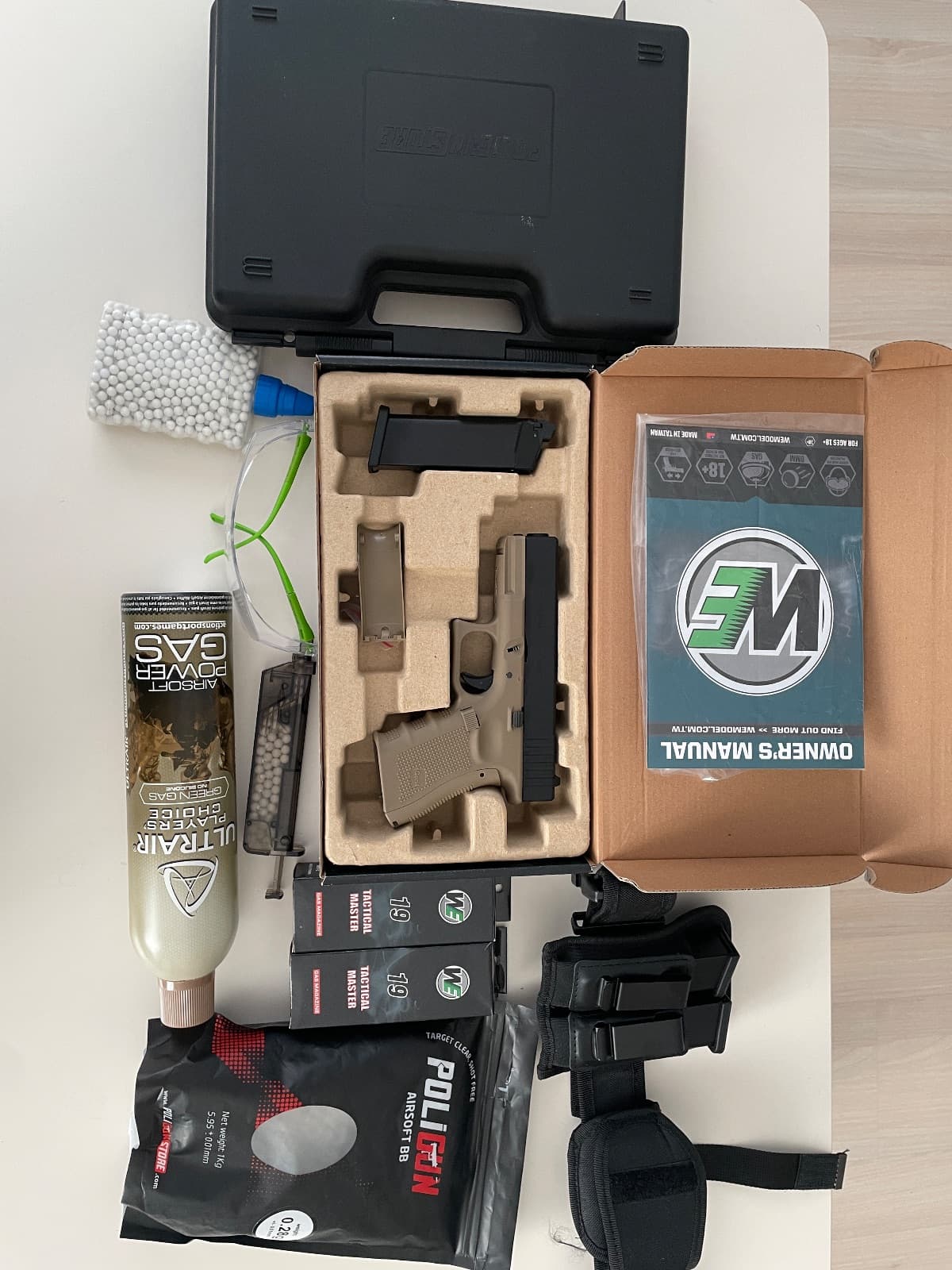 WE Glock 19 Gen4 Tan - görsel 1