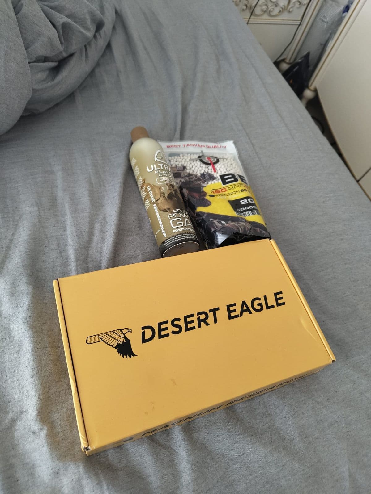 Cybergun AW Desert Eagle Standart .50AE GBB Airsoft Tabanca - SILVER - görsel 1