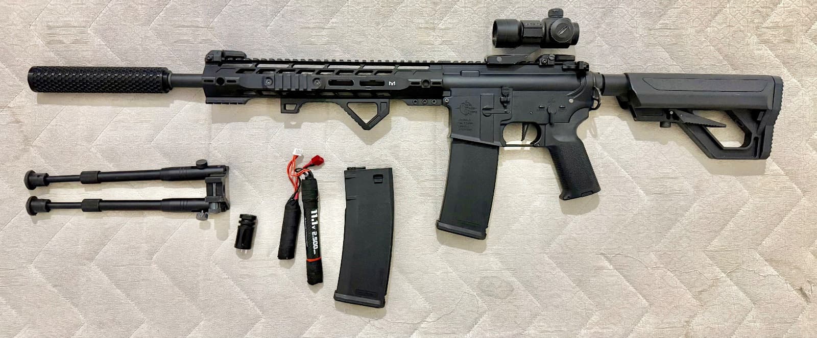 Specna Arms SA-E14-H EDGE™ Heavy Ops Stock HAL ETU™ FULL METAL - SİYAH