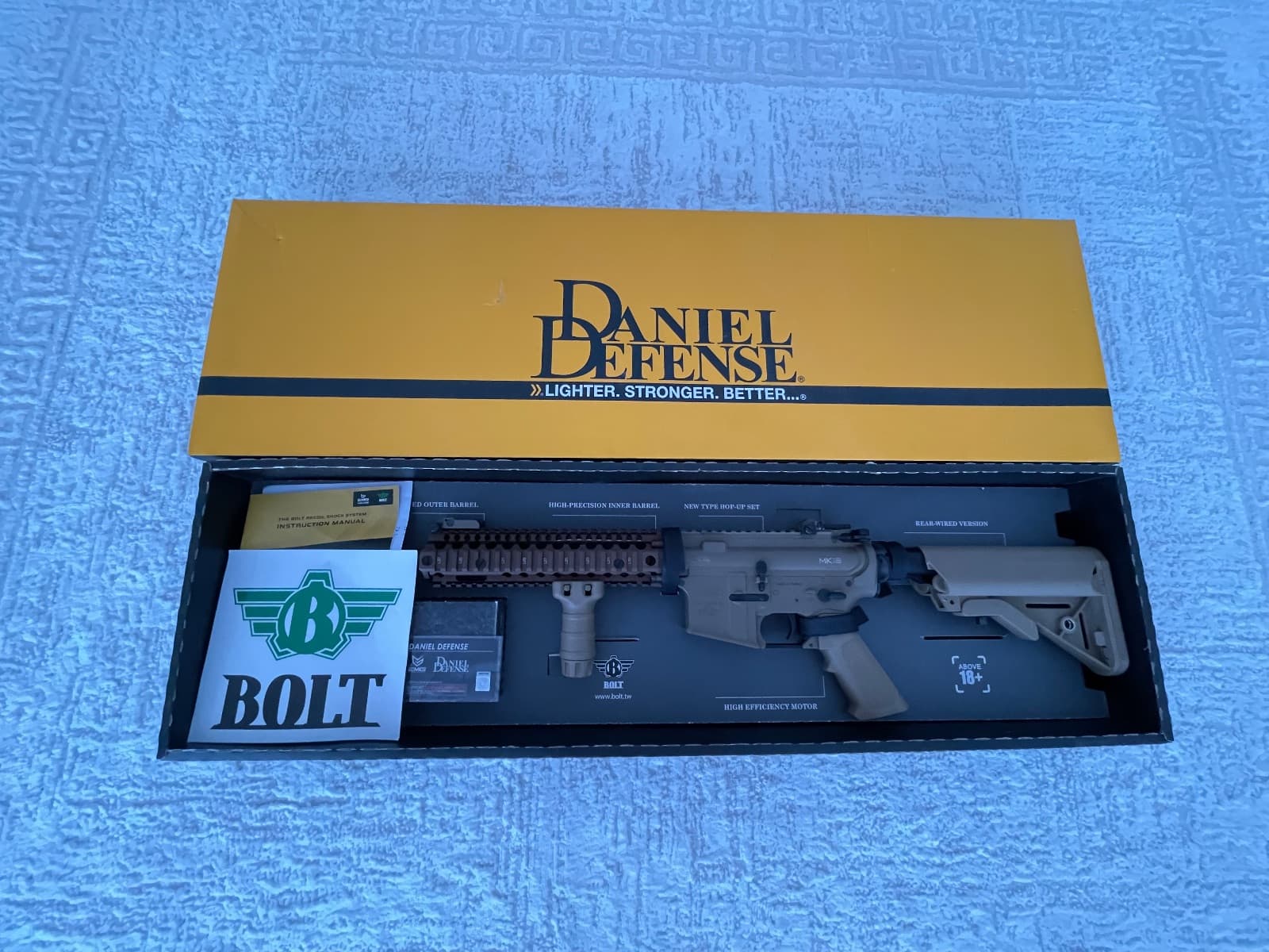 Bolt Daniel Defense MK18 EBB Geri Tepmeli Airsofr - görsel 1