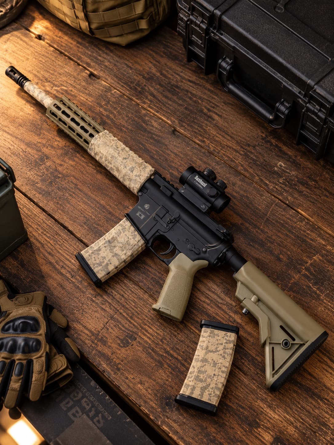 Evolution Recon Superlite Carbontech Siyah & Tan Airsoft Tüfeği