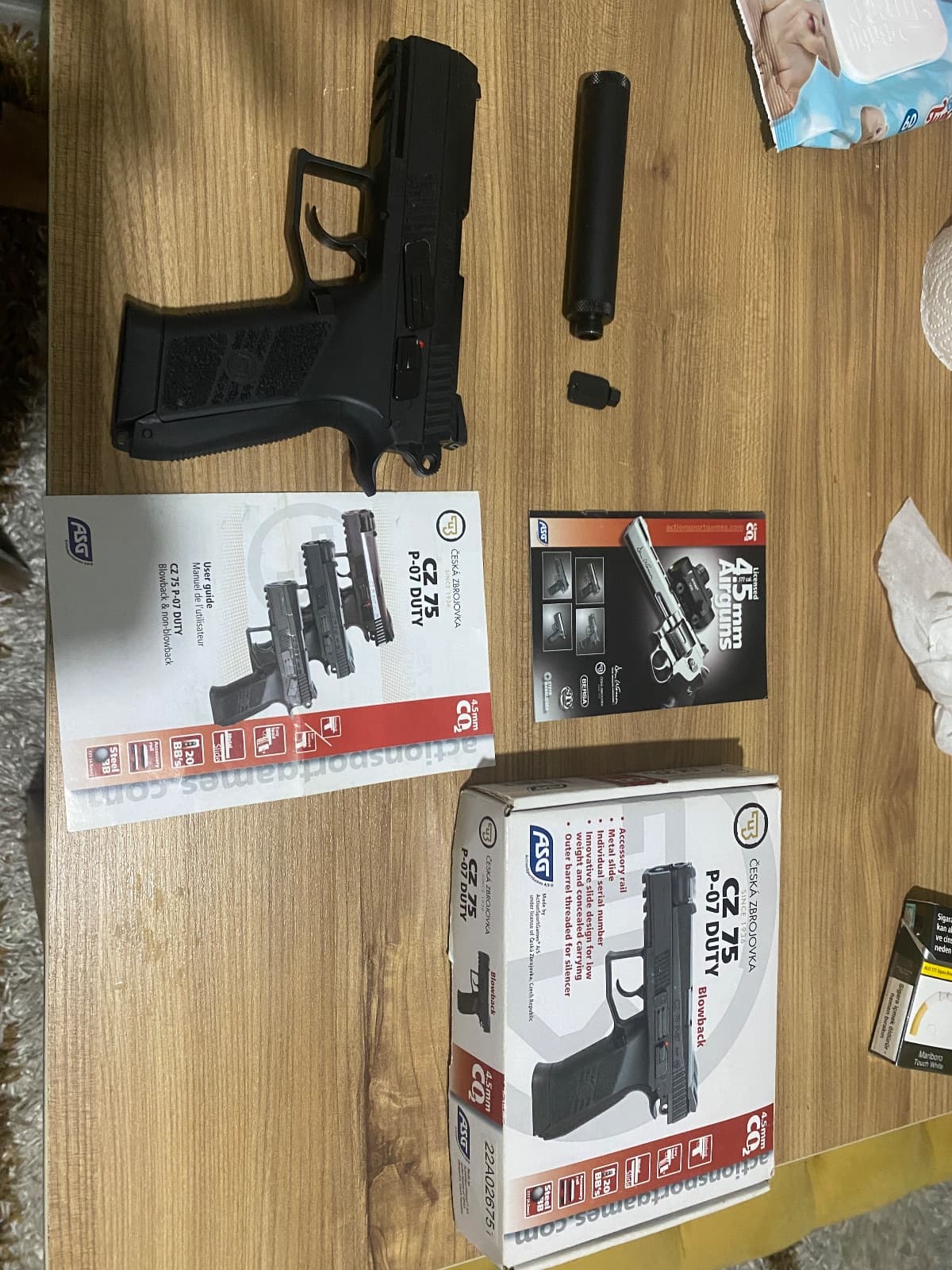 ASG CZ 75 P-07 duty blowback - görsel 1